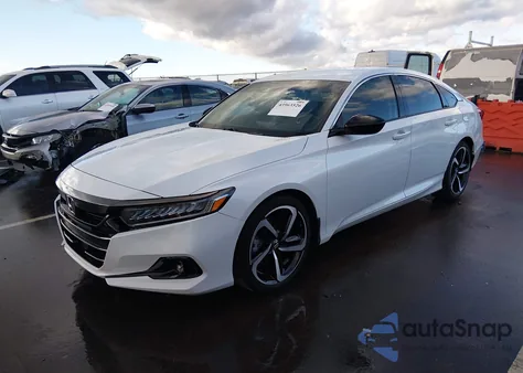 2022 Honda Accord Sport Se из США, поврежденный, VIN 1HGCV1F49NA087981